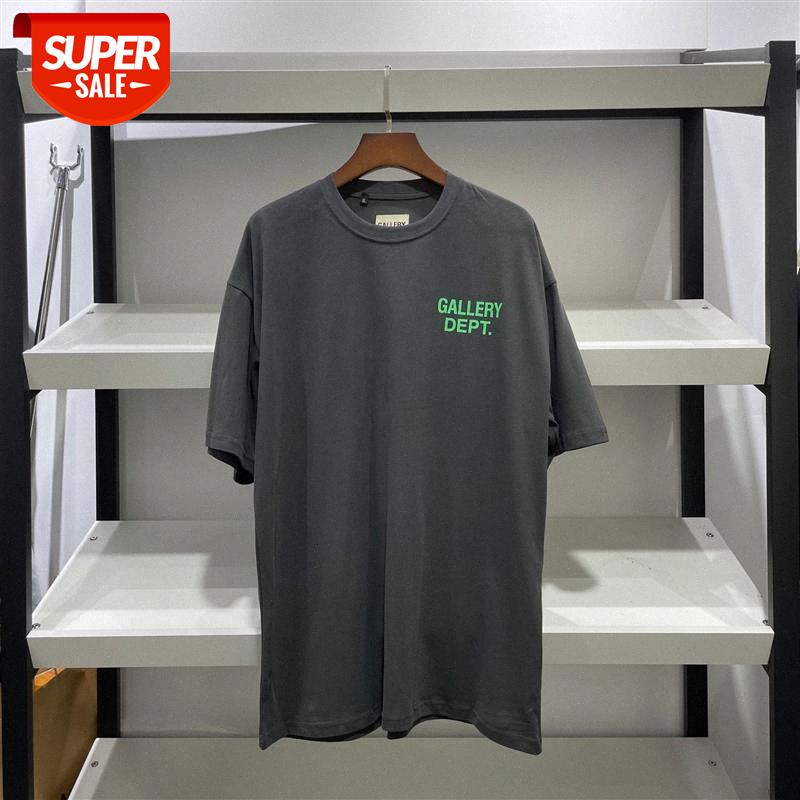 21 Summer GALLERY DEPT Behind Letters Printed Distressed Short Sleeve Men's and Women's High Street T-shirt Tide Half #EK3e, White;black
21 Summer GALLERY DEPT Behind Letters Printed Distressed Short Sleeve Men's and Women's High Street T-shirt Tide Half #EK3e, White;black