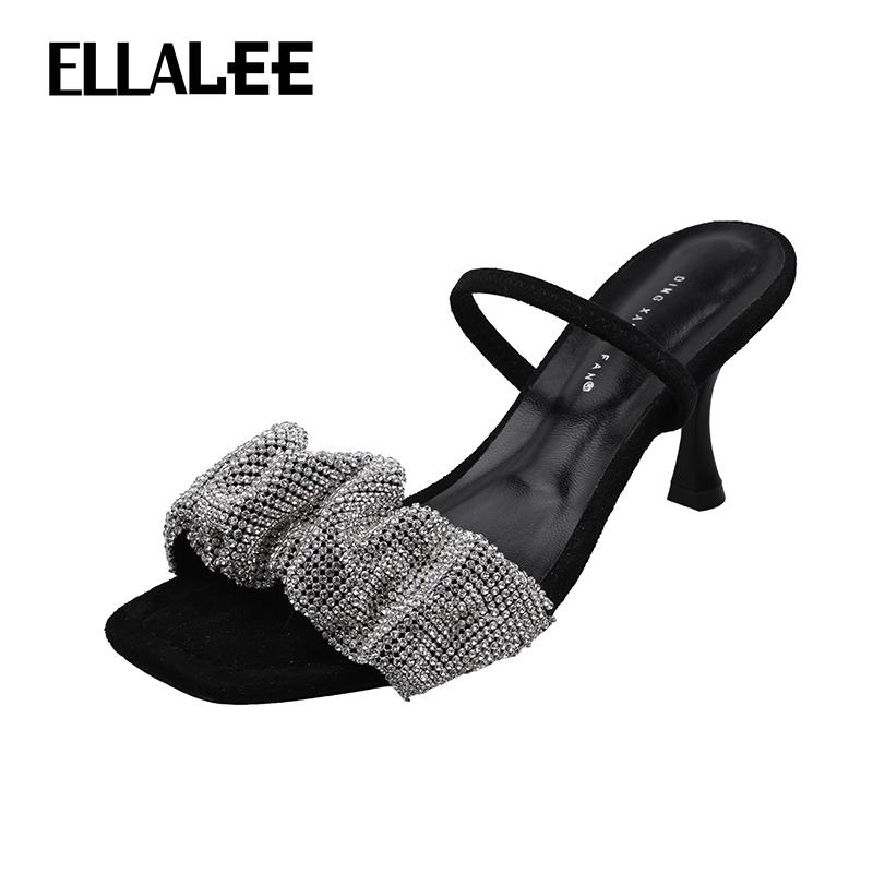 Sandals ELLALEE Ladies Sequined Thin Heel Back Strap Slip-On Party Lady Shoes Rome Summer Elegant Bordered Female Sandal, Black
Sandals ELLALEE Ladies Sequined Thin Heel Back Strap Slip-On Party Lady Shoes Rome Summer Elegant Bordered Female Sandal, Black