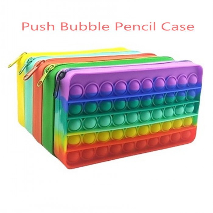 Fidget Toys Pencil Case Colorful Push Bubble Sensory Squishy Stress Reliever Autism Needs Anti-stress Rainbow Adult Toy For Children
Fidget Toys Pencil Case Colorful Push Bubble Sensory Squishy Stress Reliever Autism Needs Anti-stress Rainbow Adult Toy For Children