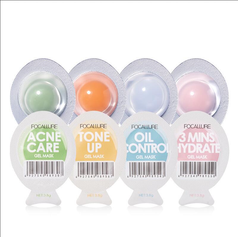 Facial Jelly Mask Egg Face Mask Sleep Hydrating Masks Moisturizing Shrinking Pores Brightening Skin Tone Noclean