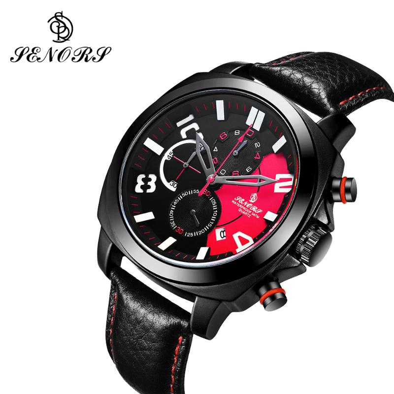 Wristwatches SENORS Watch Men Fashion Sport Quartz Clock Mens Watches Leather Business Waterproof Relogio Masculino, Slivery;brown
Wristwatches SENORS Watch Men Fashion Sport Quartz Clock Mens Watches Leather Business Waterproof Relogio Masculino, Slivery;brown