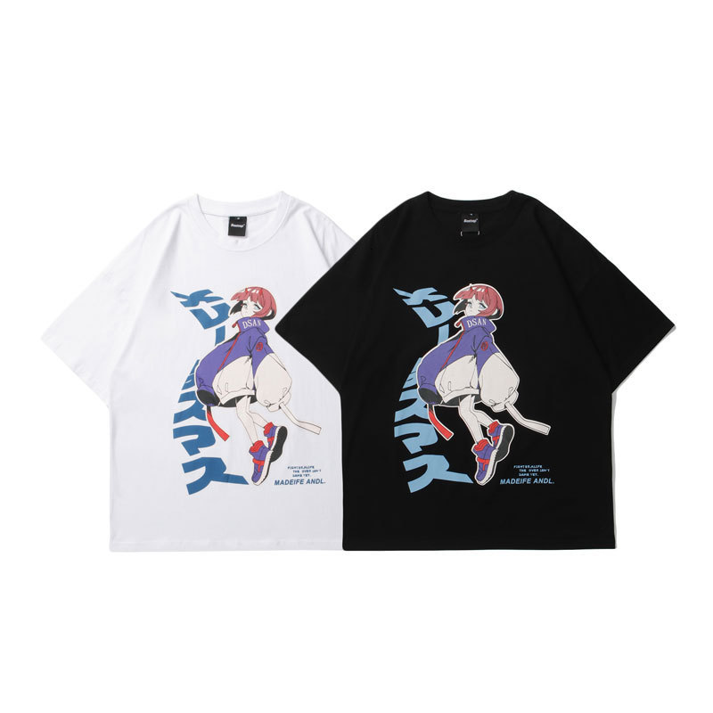 fashion t shirt impas national trend e-sports girl jk soft short sleeve, White;black
fashion t shirt impas national trend e-sports girl jk soft short sleeve, White;black