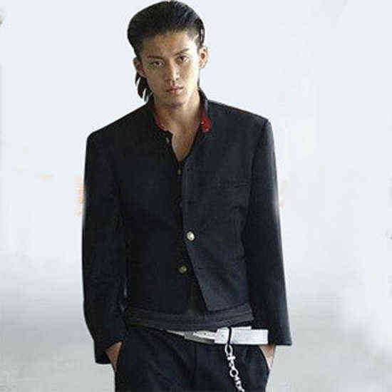 colleges university Japanese school uniform male men's slim blazer chinese tunic suit jacket top man casual 211120