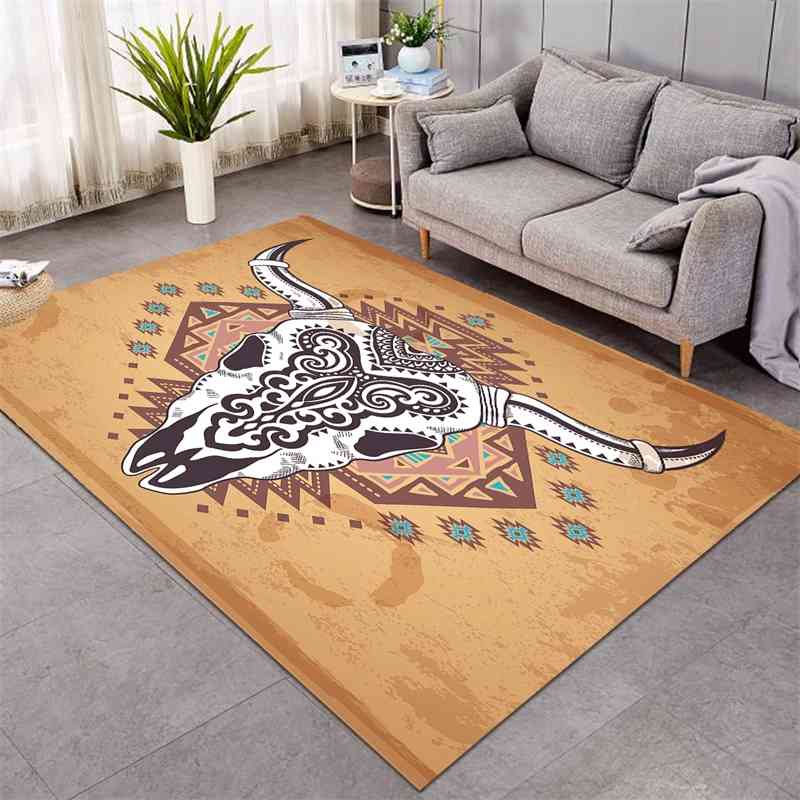 Indian sheep head bedroom earth mat living room carpet