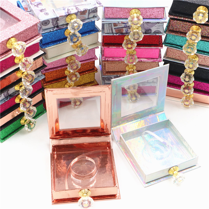 Crystal handle Square lash box alse Eyelash packaging box fake 3d mink lashes boxes faux cils strip diamond magnetic empty case
Crystal handle Square lash box alse Eyelash packaging box fake 3d mink lashes boxes faux cils strip diamond magnetic empty case