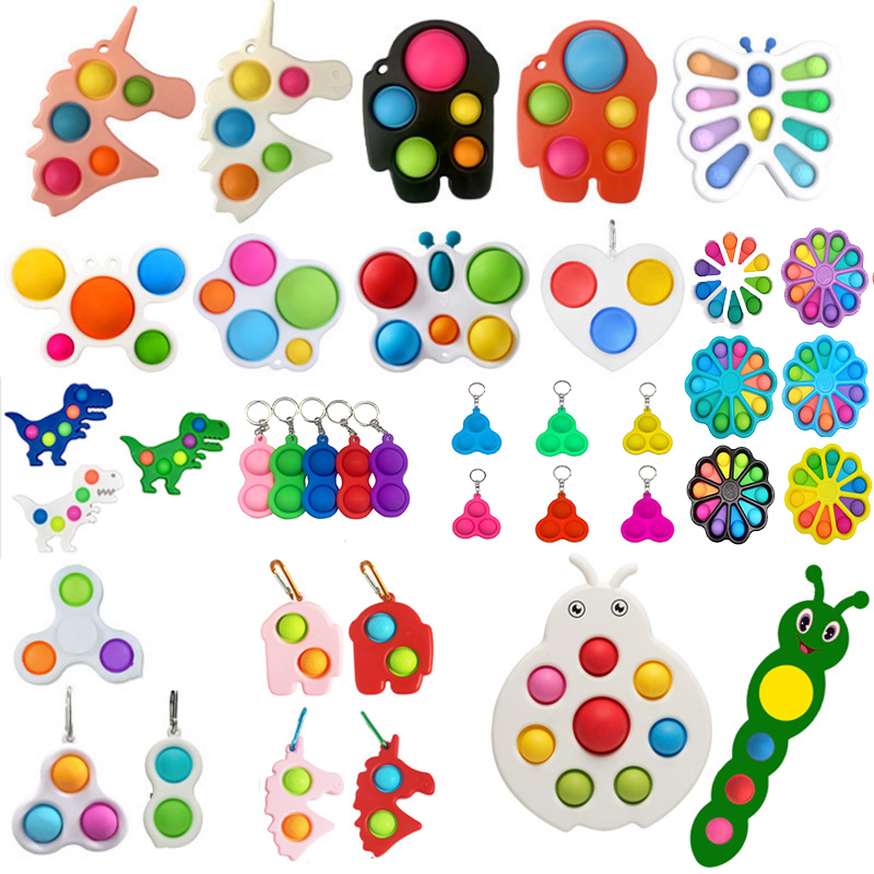 Fidget Toys Sensory Colorful simple dimple Key Ring Push Bubble Poppers Squeeze Balls Keychain Unicorn Butterfly Bubbles Unzip surprise figet toy wholesale
Fidget Toys Sensory Colorful simple dimple Key Ring Push Bubble Poppers Squeeze Balls Keychain Unicorn Butterfly Bubbles Unzip surprise figet toy wholesale
