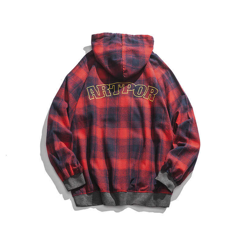 Fashion Oversized Streetwear Hoodie Men Sudadera De Hombre Hip Hop Clothes Men Cotton Korean Plus Size Pullover Sweatshirt Red 210603