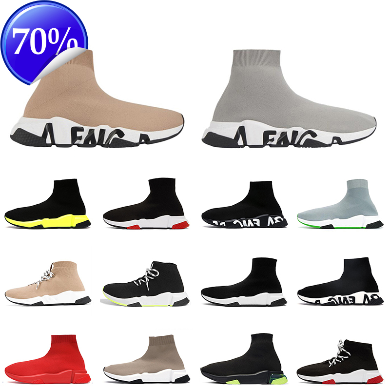 Top Fashion 2022 Graffiti Sock Shoes Women Mens Designer Sneakers Black White Beige Red Casual Trainers Lace Up Clear sole Tripler Socks, C51
Top Fashion 2022 Graffiti Sock Shoes Women Mens Designer Sneakers Black White Beige Red Casual Trainers Lace Up Clear sole Tripler Socks, C51