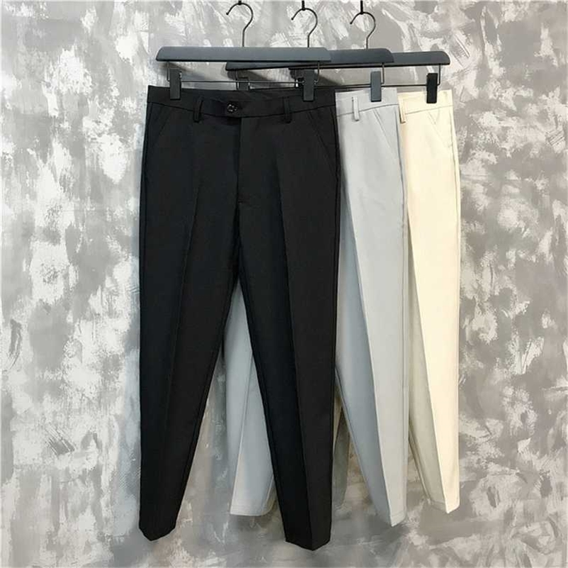 Summer men's trousers, casual pants, thin and breathable Korean version of slim nine-point pants casual classic men's brand 211108, White
Summer men's trousers, casual pants, thin and breathable Korean version of slim nine-point pants casual classic men's brand 211108, White