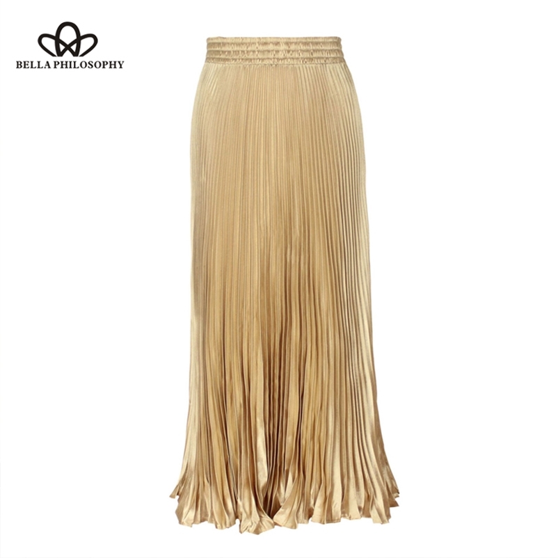 women Elegant Organ skirt Pleated Half-length Summer High Waist Skirt Metal color office lady 210519, Purple
women Elegant Organ skirt Pleated Half-length Summer High Waist Skirt Metal color office lady 210519, Purple