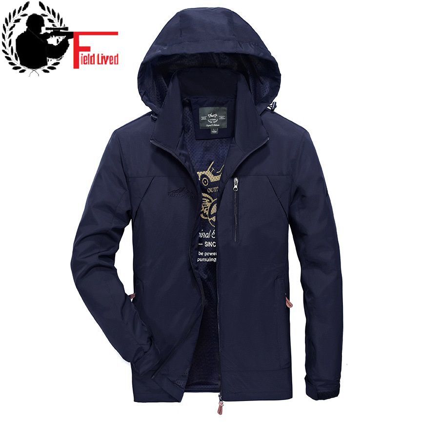 Mens Waterproof Windbreaker Jacket Spring Autumn Hooded Male Coat Tactical Army Military Style Basic Casual Outwear 210518, Dark red
Mens Waterproof Windbreaker Jacket Spring Autumn Hooded Male Coat Tactical Army Military Style Basic Casual Outwear 210518, Dark red