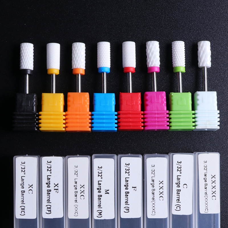 Nail Drill Bit Ceramic Polishing Head For Electric Nails File Drills Polisher Machine Accessories Supplies Remover Tools