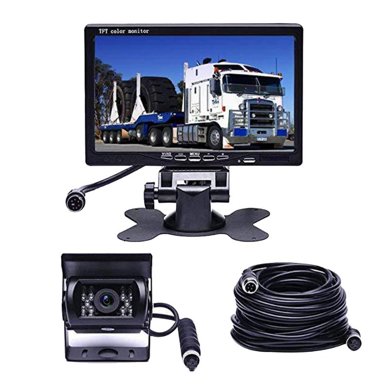 Car Rear View Cameras& Parking Sensors Bus Reversing Truck Night Vision Camera Kit Easy Install Waterproof 18 LED Wide Angle 7 Inch Monitor
Car Rear View Cameras& Parking Sensors Bus Reversing Truck Night Vision Camera Kit Easy Install Waterproof 18 LED Wide Angle 7 Inch Monitor