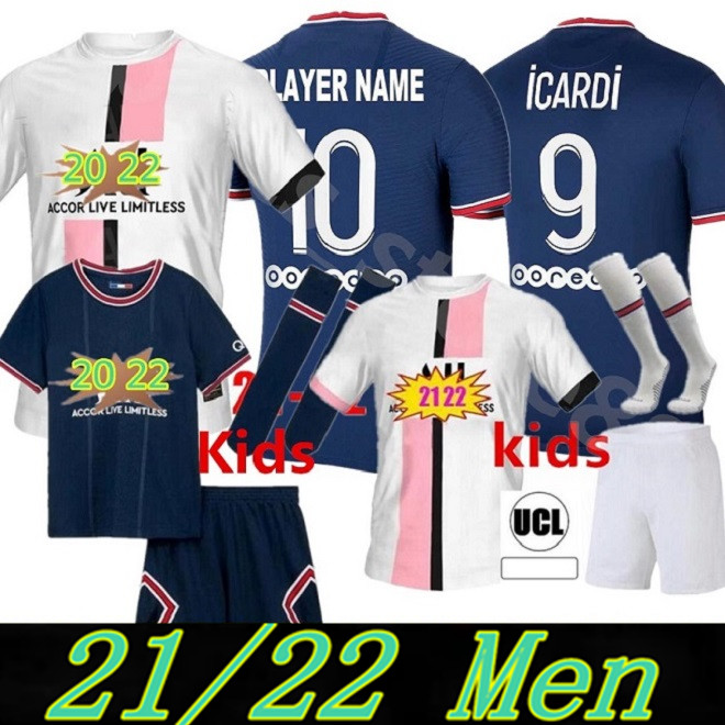 TOP 2021 2022 MBAPPE MESSI soccer jerseys HAKIMI MARQUINHOS pSG SERGIO RAMOS 21 22 Maillots de football shirt VERRATTI men kids kit uniforms enfants maillot, Away
TOP 2021 2022 MBAPPE MESSI soccer jerseys HAKIMI MARQUINHOS pSG SERGIO RAMOS 21 22 Maillots de football shirt VERRATTI men kids kit uniforms enfants maillot, Away