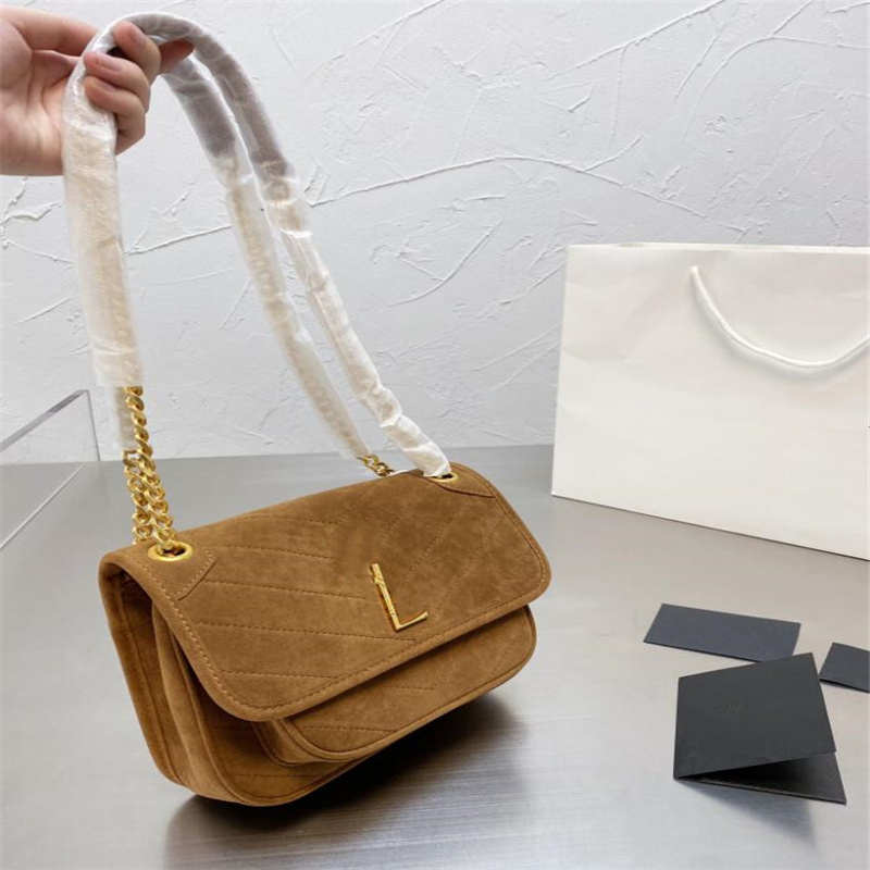 2021 Classic Nubuck Leather Niki Envelope Messenger Bag Y Designer Handbags Women Clutch Bag Wallets Purse Brown, Black
2021 Classic Nubuck Leather Niki Envelope Messenger Bag Y Designer Handbags Women Clutch Bag Wallets Purse Brown, Black