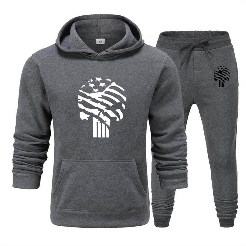 sets fashion sporting suit mens tracksuits sweatshirt sweatpants clothing 2 pieces slim tracksuit print brand skull, Gray
sets fashion sporting suit mens tracksuits sweatshirt sweatpants clothing 2 pieces slim tracksuit print brand skull, Gray