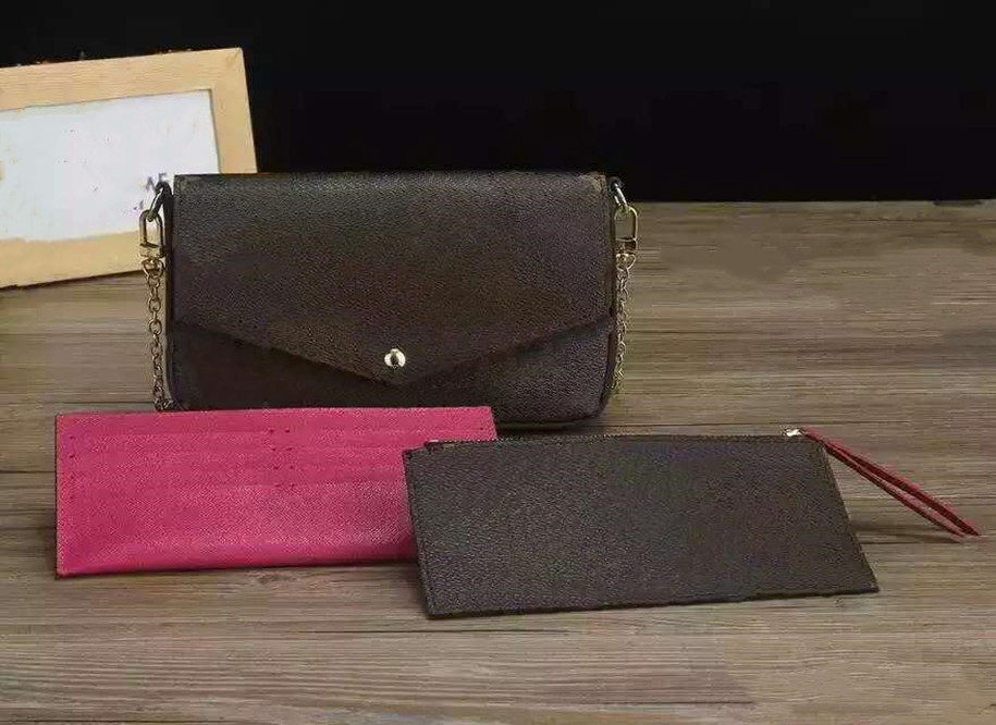 Women Genuine leather bag with letters lady chain purses casual Clutch presbyopic 3 pieces set mini messenger bags card holder purse
Women Genuine leather bag with letters lady chain purses casual Clutch presbyopic 3 pieces set mini messenger bags card holder purse