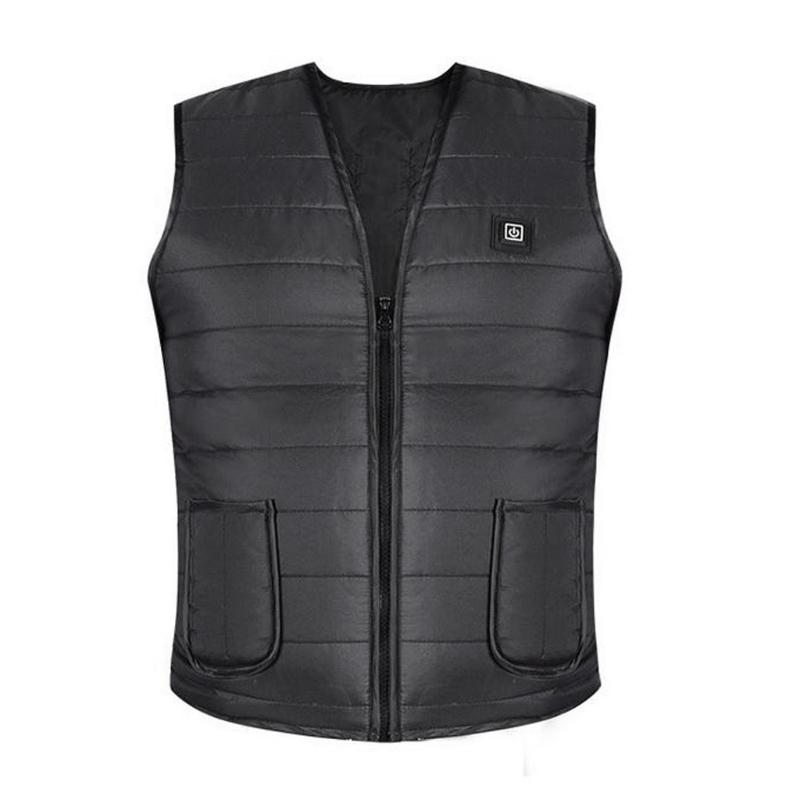 Men's Jackets Plus Size Electric Heating Vest Jacket Men Women Winter Withstand Severe Cold Self-Heating Cotton Outdoor Warm Coat