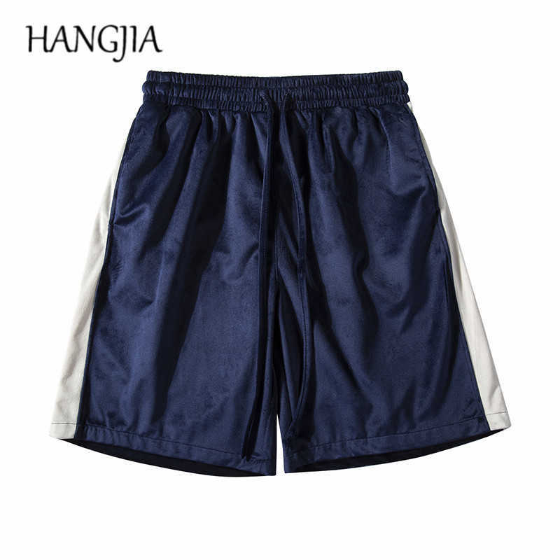 Urban Streetwear Velvet Track shorts Autumn and Winter Hip Hop striped Patchwork Sweat Short Loose Casual Velour Sweatpants Men C0607, White
Urban Streetwear Velvet Track shorts Autumn and Winter Hip Hop striped Patchwork Sweat Short Loose Casual Velour Sweatpants Men C0607, White