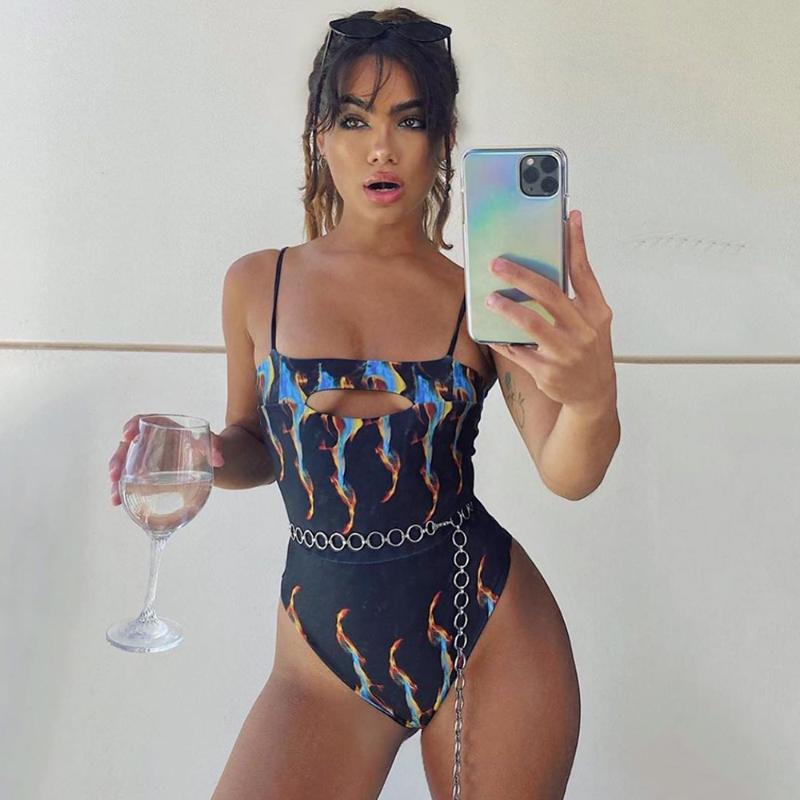 Sexy One Piece Swimsuit Women Push Up Swimwear Print Hollow Out Bodysuit Monokini Brazilian Bathing Suits Summer Beach Wear One-Piece
Sexy One Piece Swimsuit Women Push Up Swimwear Print Hollow Out Bodysuit Monokini Brazilian Bathing Suits Summer Beach Wear One-Piece
