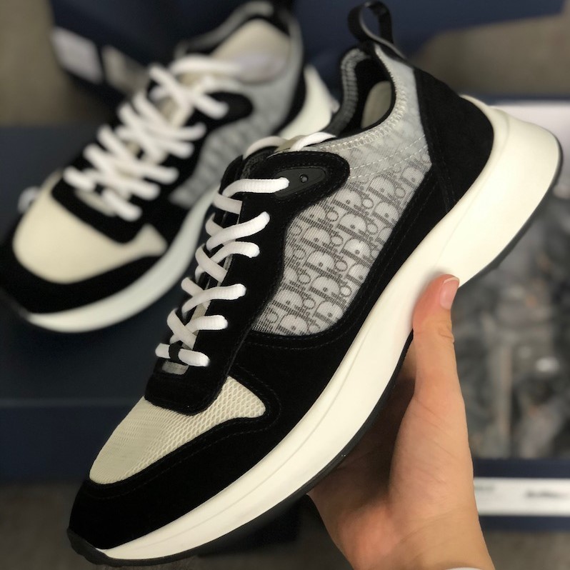 Men Oblique B25 Runner Sneaker Air Platform Shoes Luxury Real Leather Mesh Trainers Grey Suede Triple Casual Shoe Big Size, Black
Men Oblique B25 Runner Sneaker Air Platform Shoes Luxury Real Leather Mesh Trainers Grey Suede Triple Casual Shoe Big Size, Black