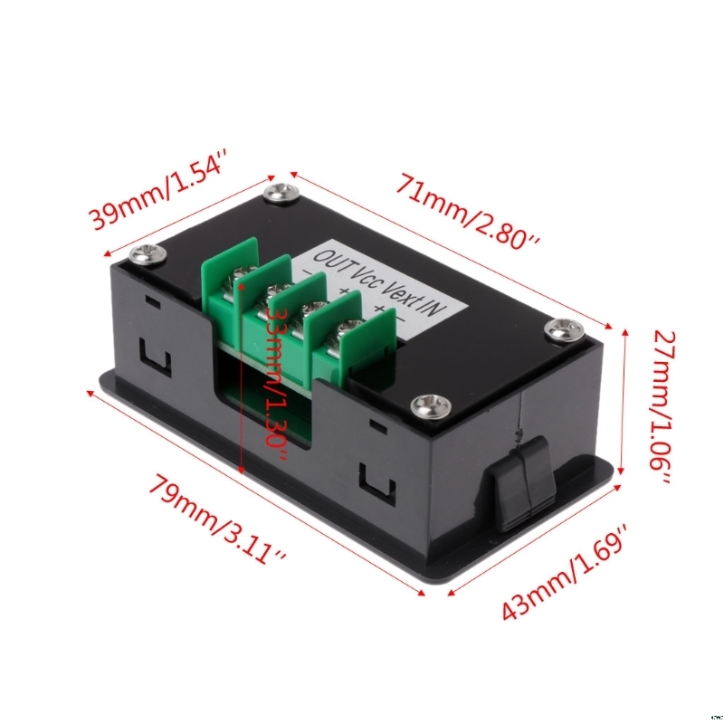 Ootdty Digital Multimeter Charge-discharge Battery Tester Dc 0-90V 0-20A Volt Amp Meter
