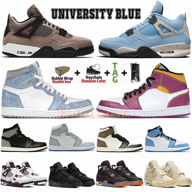 High Jumpman Basketball Shoes 4 4s University Blue White Sail 1 1s Hyper Royal Dark Mocha Travis scotts Low UNC Mens Sneakers Trainers, 18
High Jumpman Basketball Shoes 4 4s University Blue White Sail 1 1s Hyper Royal Dark Mocha Travis scotts Low UNC Mens Sneakers Trainers, 18