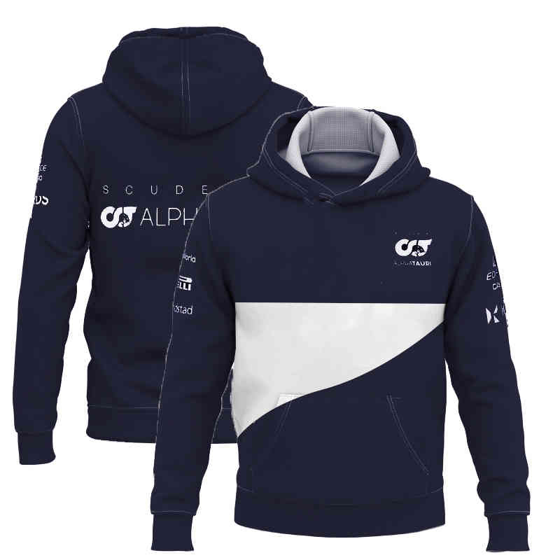 Spring and Autumn F1 Scuderia Alpha Tauri Team Men's Women's Casual Sports Sweatshirt Motorsports Extreme f, Black
Spring and Autumn F1 Scuderia Alpha Tauri Team Men's Women's Casual Sports Sweatshirt Motorsports Extreme f, Black