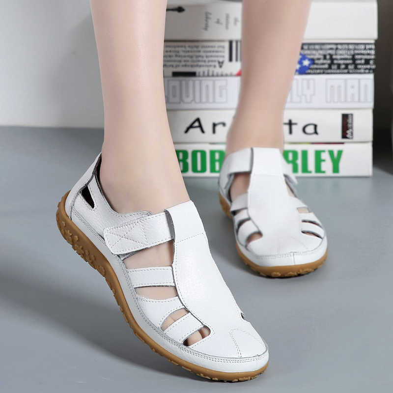 Women Gladiator Sandals Split Leather Summer Shoes Woman Hollow Out Flat Sandals Ladies Casual Soft Bottom Female Beach Sandal Y0721, Black
Women Gladiator Sandals Split Leather Summer Shoes Woman Hollow Out Flat Sandals Ladies Casual Soft Bottom Female Beach Sandal Y0721, Black