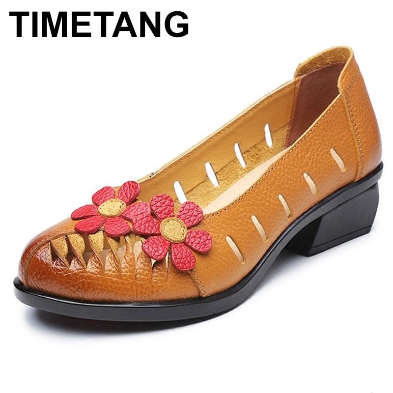 Cowhide Handmade Floral Fashion Shoes Woman Low Heels Genuine Leather Hollow Sandals Women Pumps Dress, Black
Cowhide Handmade Floral Fashion Shoes Woman Low Heels Genuine Leather Hollow Sandals Women Pumps Dress, Black