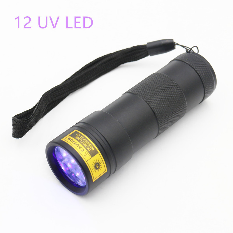 128LED 100LED 51LED 41LED 21LED 12LED UV Light 395400nm LED UV Flashlight torches light lamp 220217240Z