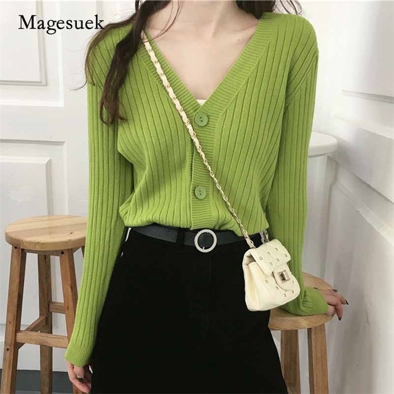 Autumn Single-Breasted Sweet Casual Sweater Women Long Sleeve V-neck Loose Knitted Cardigan Mujer 10330 210518, Milky
Autumn Single-Breasted Sweet Casual Sweater Women Long Sleeve V-neck Loose Knitted Cardigan Mujer 10330 210518, Milky