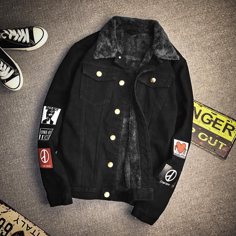 Men's Jackets Mens Winter Denim Jacket Coats Men Thicker Fleece Warm Jean Large Size 5XL, Black;brown
Men's Jackets Mens Winter Denim Jacket Coats Men Thicker Fleece Warm Jean Large Size 5XL, Black;brown