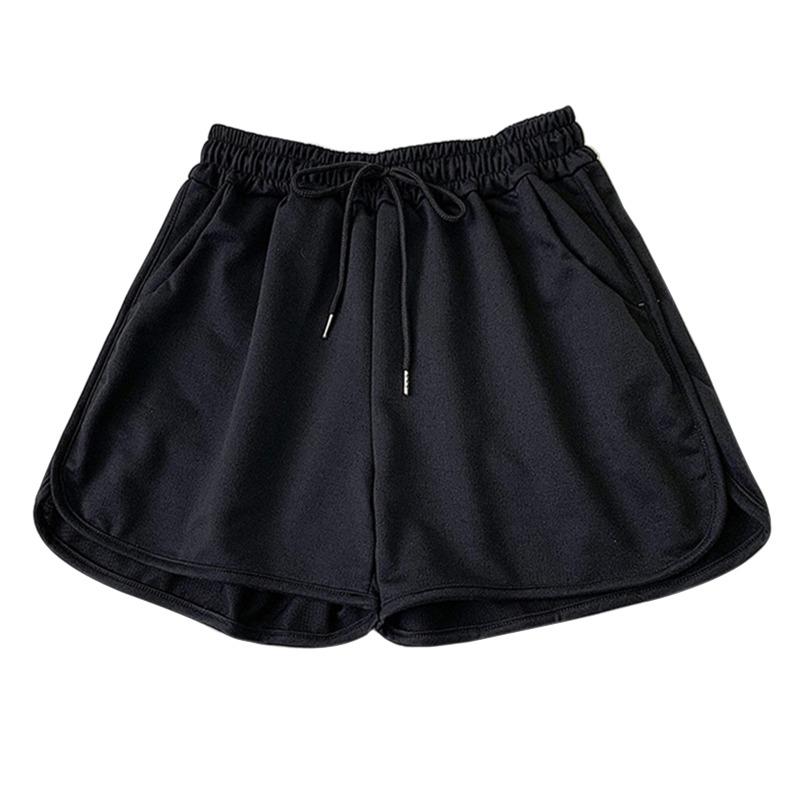 Women's Shorts Summer Women Pants Slim Waist Tie Simple Loose Sports Solid Color Sweet Cute External Breathable Wear, Black
Women's Shorts Summer Women Pants Slim Waist Tie Simple Loose Sports Solid Color Sweet Cute External Breathable Wear, Black