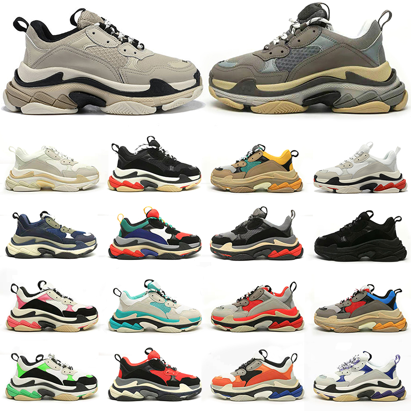 triple s casual shoes designer men women platform sneakers Black White Beige Dark Grey Orange Khaki Rust Pink Bred Lavender mens trainers Jogging Walking, 17 
triple s casual shoes designer men women platform sneakers Black White Beige Dark Grey Orange Khaki Rust Pink Bred Lavender mens trainers Jogging Walking, 17