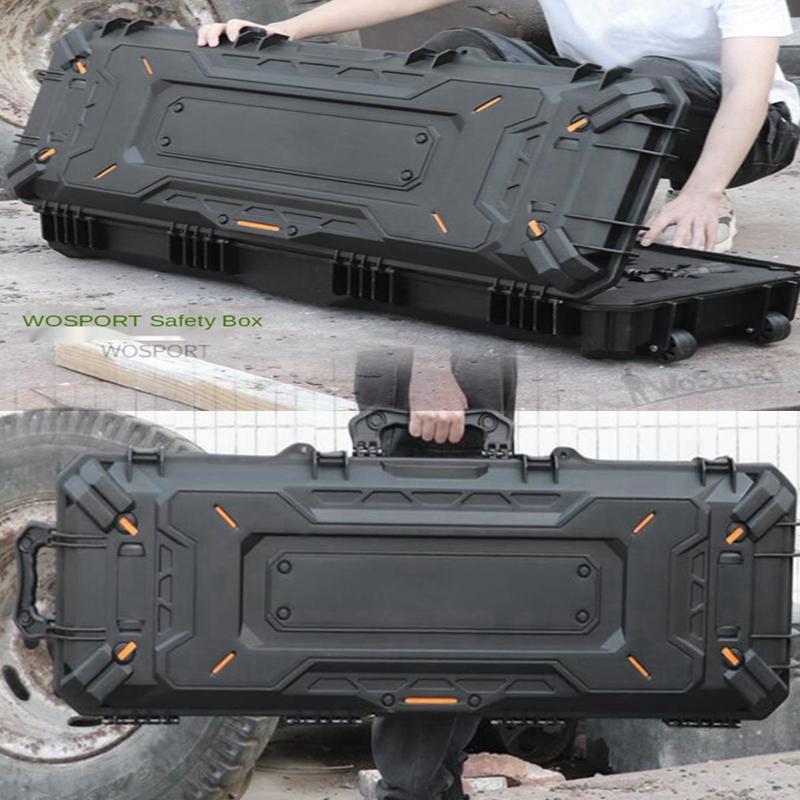 Stuff Sacks Tactical Gun Case 109CM Hard Magazine Pockets Camera Pad Phone Pocket Dustproof Waterproof Impact Resistant Toolbox, Black
Stuff Sacks Tactical Gun Case 109CM Hard Magazine Pockets Camera Pad Phone Pocket Dustproof Waterproof Impact Resistant Toolbox, Black