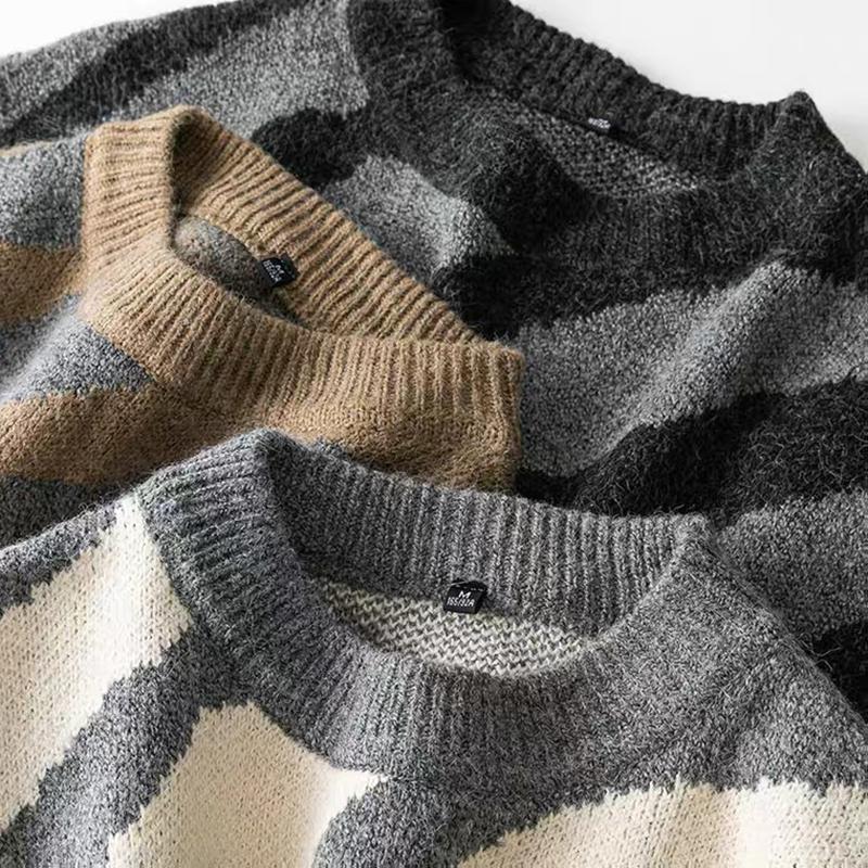 Men's Sweaters Autumn And Winter Heavy American Color Matching Crew Neck Sweater Loose Camouflage Top Women's, Green
Men's Sweaters Autumn And Winter Heavy American Color Matching Crew Neck Sweater Loose Camouflage Top Women's, Green
