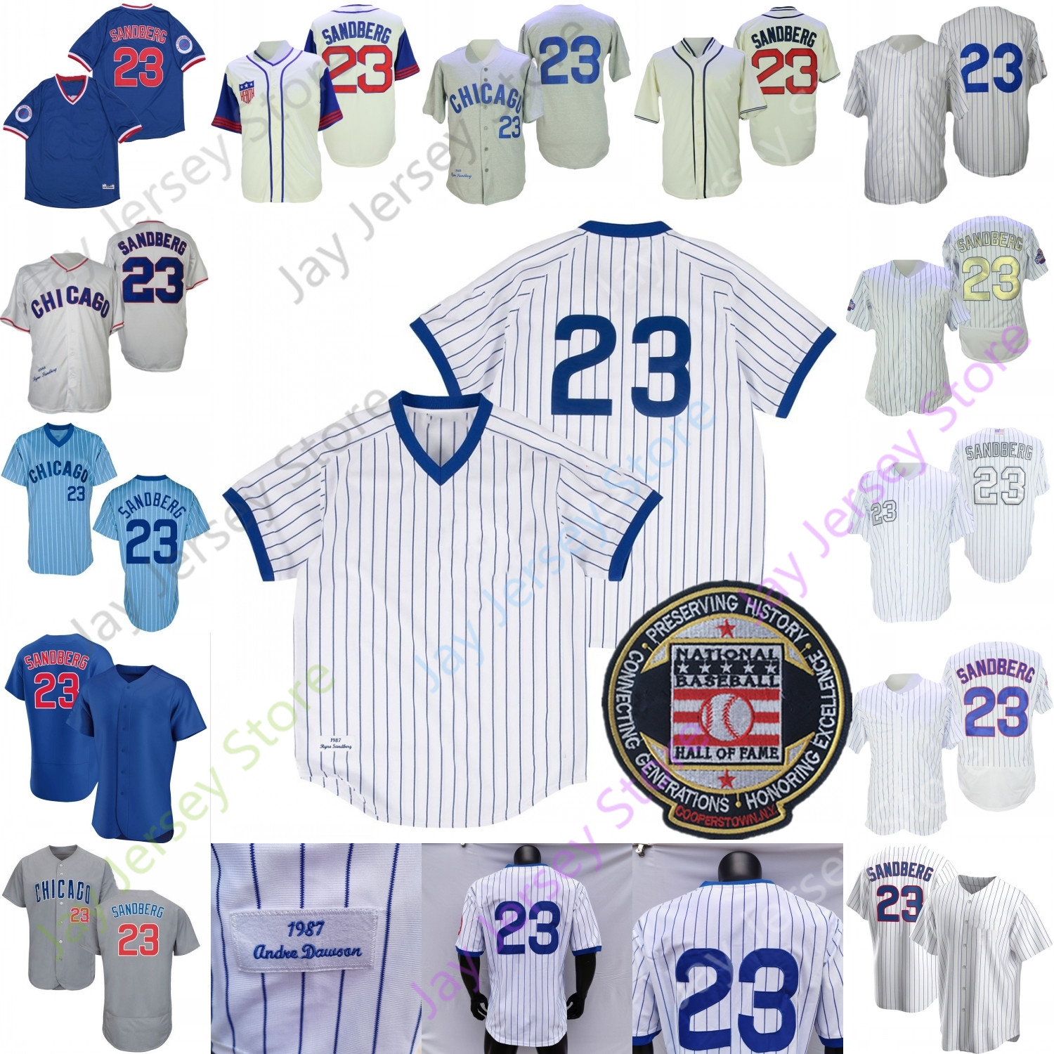 Ryne Sandberg Jersey Hall Of Fame Patch 1929 1969 1987 1994 2016 WS Gold Baby Blue Grey Cream Fans Player Pinstripe Silver Number Size S-3XL, Pinstripe player
Ryne Sandberg Jersey Hall Of Fame Patch 1929 1969 1987 1994 2016 WS Gold Baby Blue Grey Cream Fans Player Pinstripe Silver Number Size S-3XL, Pinstripe player