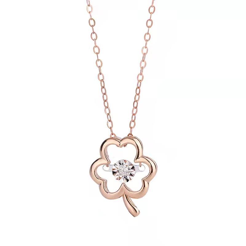 Chains POFUNUO Real 18K Gold Pendant Necklace Pure AU750 Natural Diamond Flower Chain For Women Fine Jewelry Gift, Silver
Chains POFUNUO Real 18K Gold Pendant Necklace Pure AU750 Natural Diamond Flower Chain For Women Fine Jewelry Gift, Silver