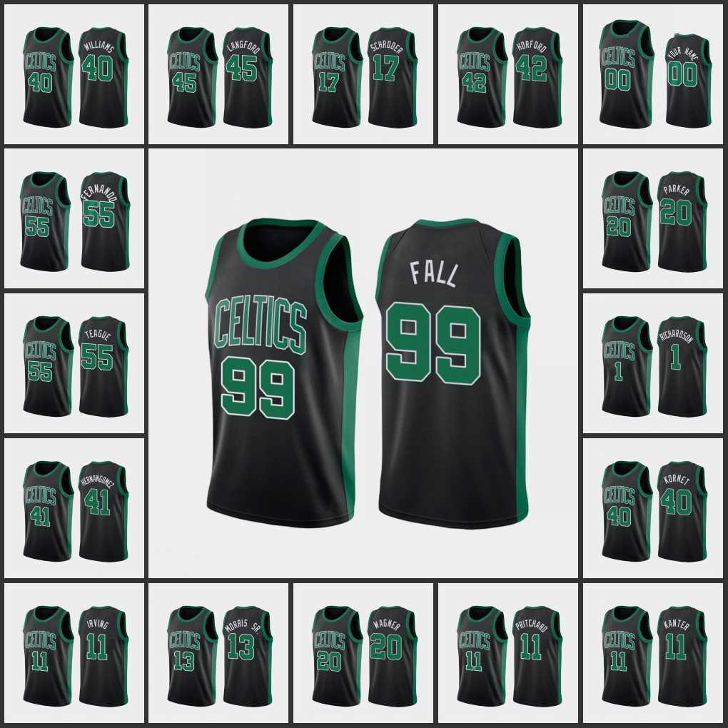 BostonCelticsMen Tacko Fall Kyrie Irving Aaron Nesmith Tacko Fall Romeo Langford Enes Kanter Luke Kornet Custom Black Statement Jersey
BostonCelticsMen Tacko Fall Kyrie Irving Aaron Nesmith Tacko Fall Romeo Langford Enes Kanter Luke Kornet Custom Black Statement Jersey