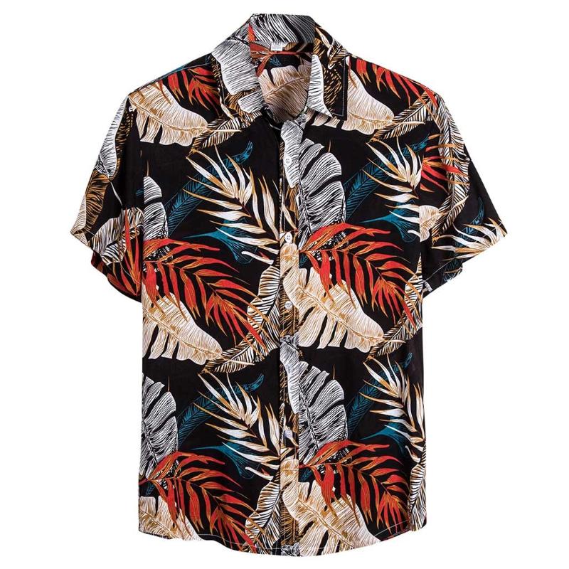 Men's Casual Shirts Fashion Printed Shirt Men Short Sleeve Breathable Tops Streetwear Camisa Hawaiian Printing Clothing, White;black
Men's Casual Shirts Fashion Printed Shirt Men Short Sleeve Breathable Tops Streetwear Camisa Hawaiian Printing Clothing, White;black