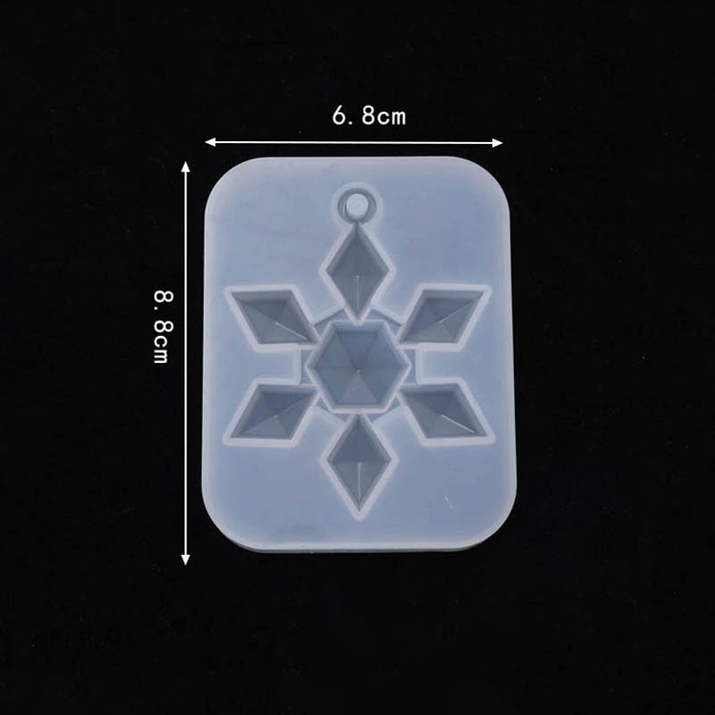 1Pcs Christmas Ornament Cake Mould Transparent Multi Purpose Silicone Craft Jewelry Making Soft DIY Handmade Tools