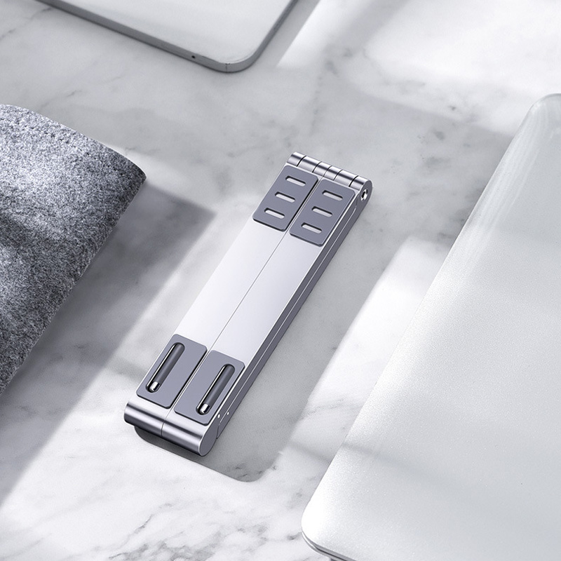 MICCGIN Aluminum MINI Laptop Stand For Mobile Phone Magic Foldable Macbook Pro Air Notebook Iphone Mobile Tablet Holder Desk