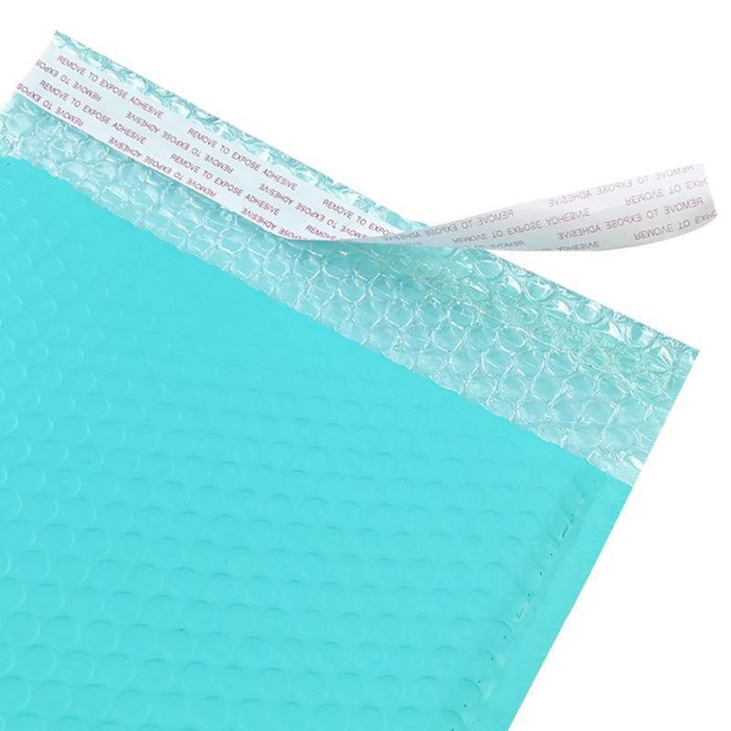 Gift Wrap 50pcs Bubble Mailers Padded Envelopes Pearl Film Present Mail Envelope Bag For Book Magazine Lined Mailer Self Seal Blue