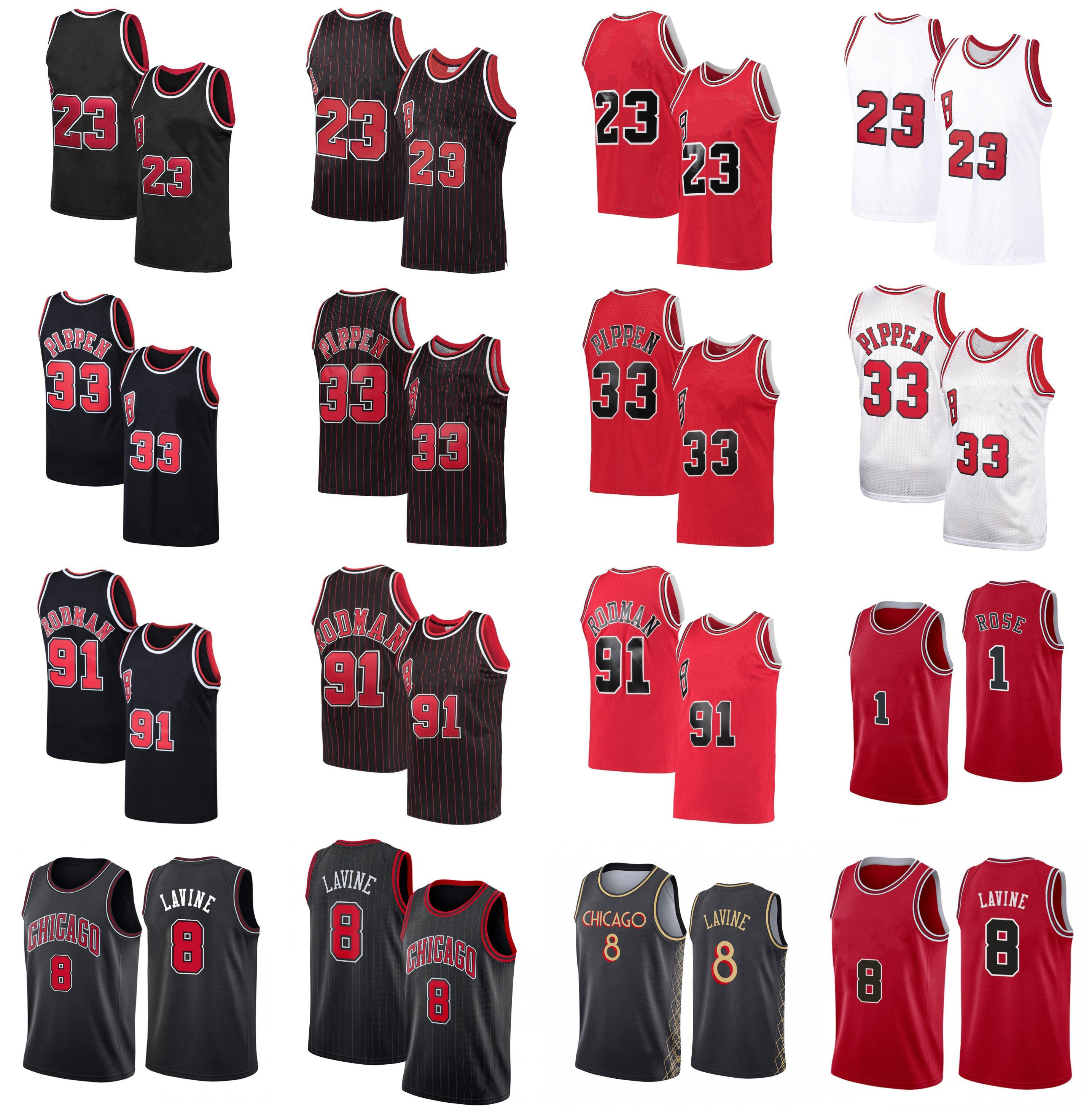 Chicago's Bulls's Stitched Big Yards S-6XL 23 MJ Zach 8 LaVine Basketball Jerseys Retro Black Red Scottie 33 Pippen Dennis 91 Rodm
Chicago's Bulls's Stitched Big Yards S-6XL 23 MJ Zach 8 LaVine Basketball Jerseys Retro Black Red Scottie 33 Pippen Dennis 91 Rodm