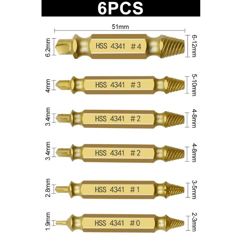 6 Pcs Damaged wallpaper outlet Speed Out Drilling Remove Broken Bout Remover