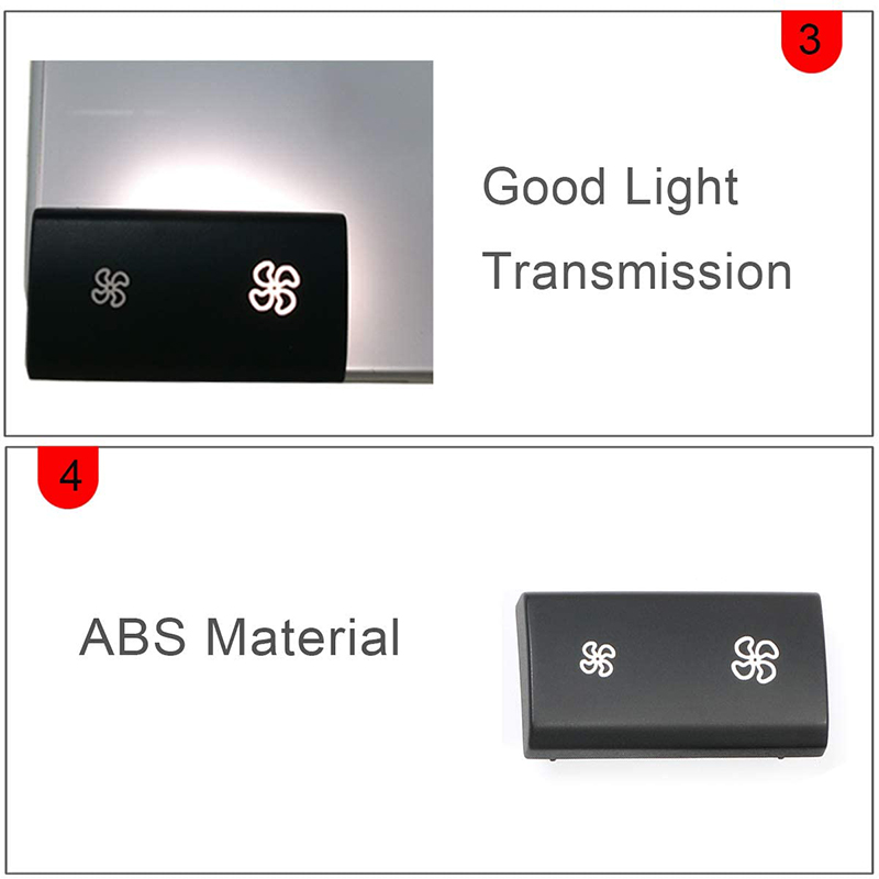 A/C Climate Control Panel Fan Speed Button Replacement For BMW X5 E70 X6 E71 Air Conditioning Control Accessories