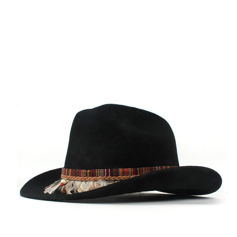 Cloches 100% Wool Women Men Hollow Western Cowboy Hat Gentleman Dad Roll Up Brim Black Outback Sombrero Hombre Montana 57-59CM, White
Cloches 100% Wool Women Men Hollow Western Cowboy Hat Gentleman Dad Roll Up Brim Black Outback Sombrero Hombre Montana 57-59CM, White