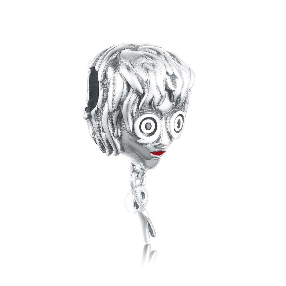 Fit Original Brand Charm Bracelet Authentic 925 Sterling Silver TV Character Scissor Hand Boy Barber Beads For Making Berloque