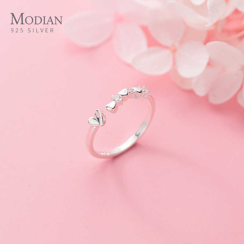 Clear CZ Simple Love Hearts Opening Free Size Ring for Women Girl 925 Sterling Silver Stackable Finger Fine Jewelry 210707
Clear CZ Simple Love Hearts Opening Free Size Ring for Women Girl 925 Sterling Silver Stackable Finger Fine Jewelry 210707